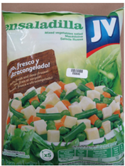 ADVERTENCIA SANITARIA  SOBRE PRESENCIA DE LISTERIA MONOCYTOGENES EN VEGETALES CONGELADOS MARCA JV