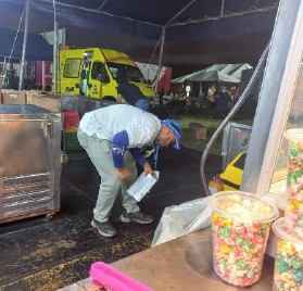 Salud confirma buenas condiciones físico-sanitarias en puestos de comida en campos feriales Salud confirma buenas condiciones físico-sanitarias en puestos de comida en campos feriales