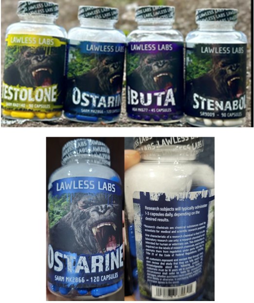 Advertencia Sanitaria Comercialización sin Registro Sanitario de Productos que Contienen Ostarine, Testolone, Ibuta Y Stenabol