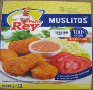 Advertencia Sanitaria Sobre Presencia de Listeria Monocytogenes en Muslitos de Pollo Cocidos, Marca Pollo Rey Advertencia Sanitaria Sobre Presencia de Listeria Monocytogenes en Muslitos de Pollo Cocidos, Marca Pollo Rey