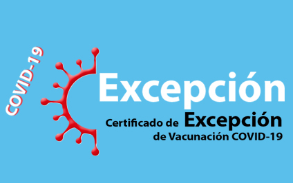 Certificado de Excepción de Vacunación COVID-19